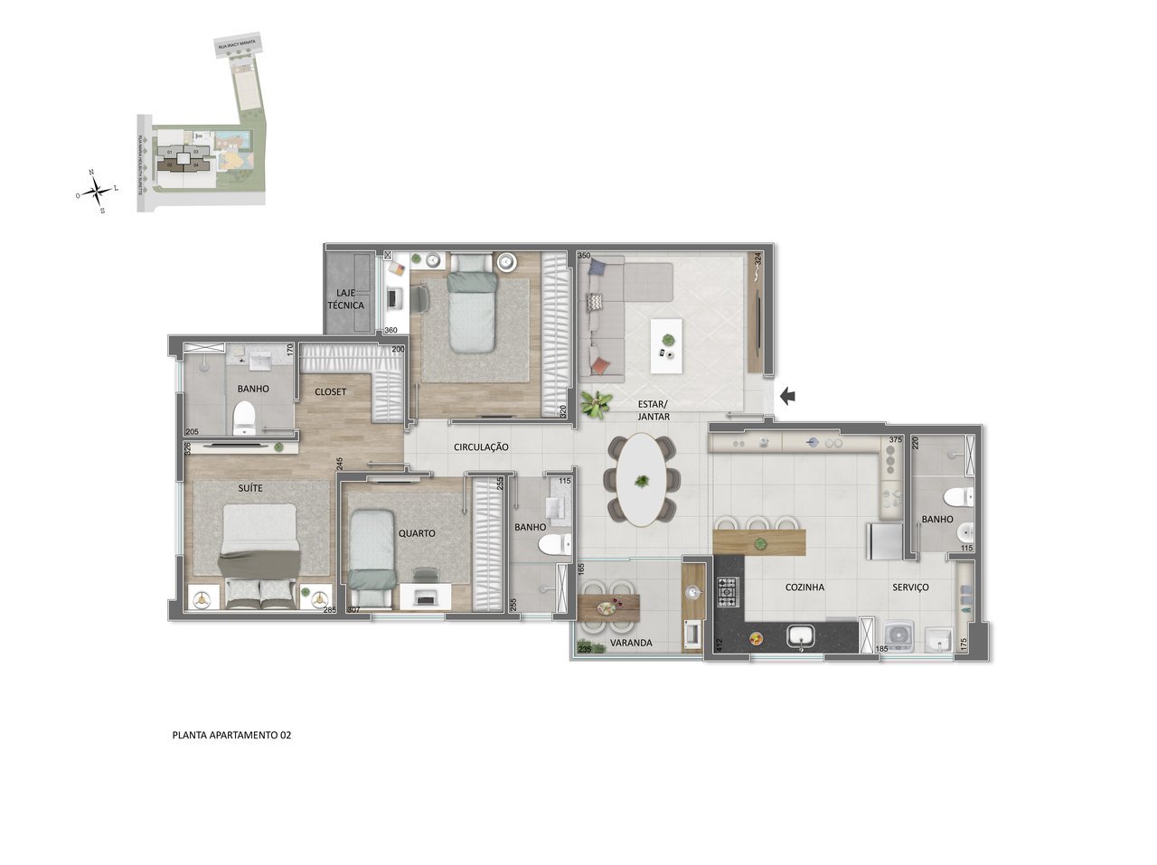 Revenda Imóveis - Evolution - apartamento 3 quartos-planta 10