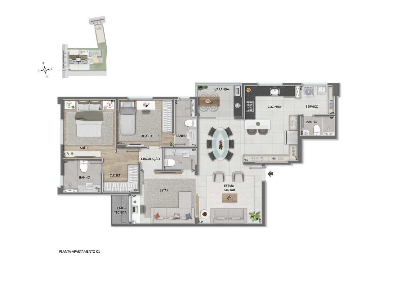 Revenda Imóveis - Evolution - apartamento 3 quartos-planta 11