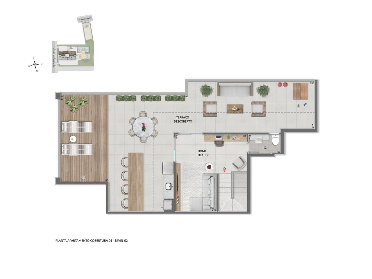 Revenda Imóveis - Evolution - apartamento 3 quartos-planta 8