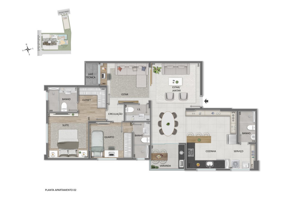 Revenda Imóveis - Evolution - apartamento 3 quartos-planta 9